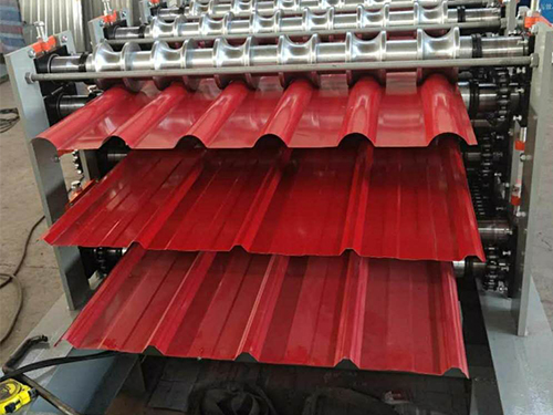 三层彩钢压瓦机