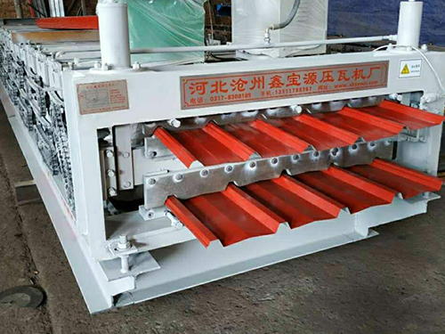 双层彩钢压瓦机